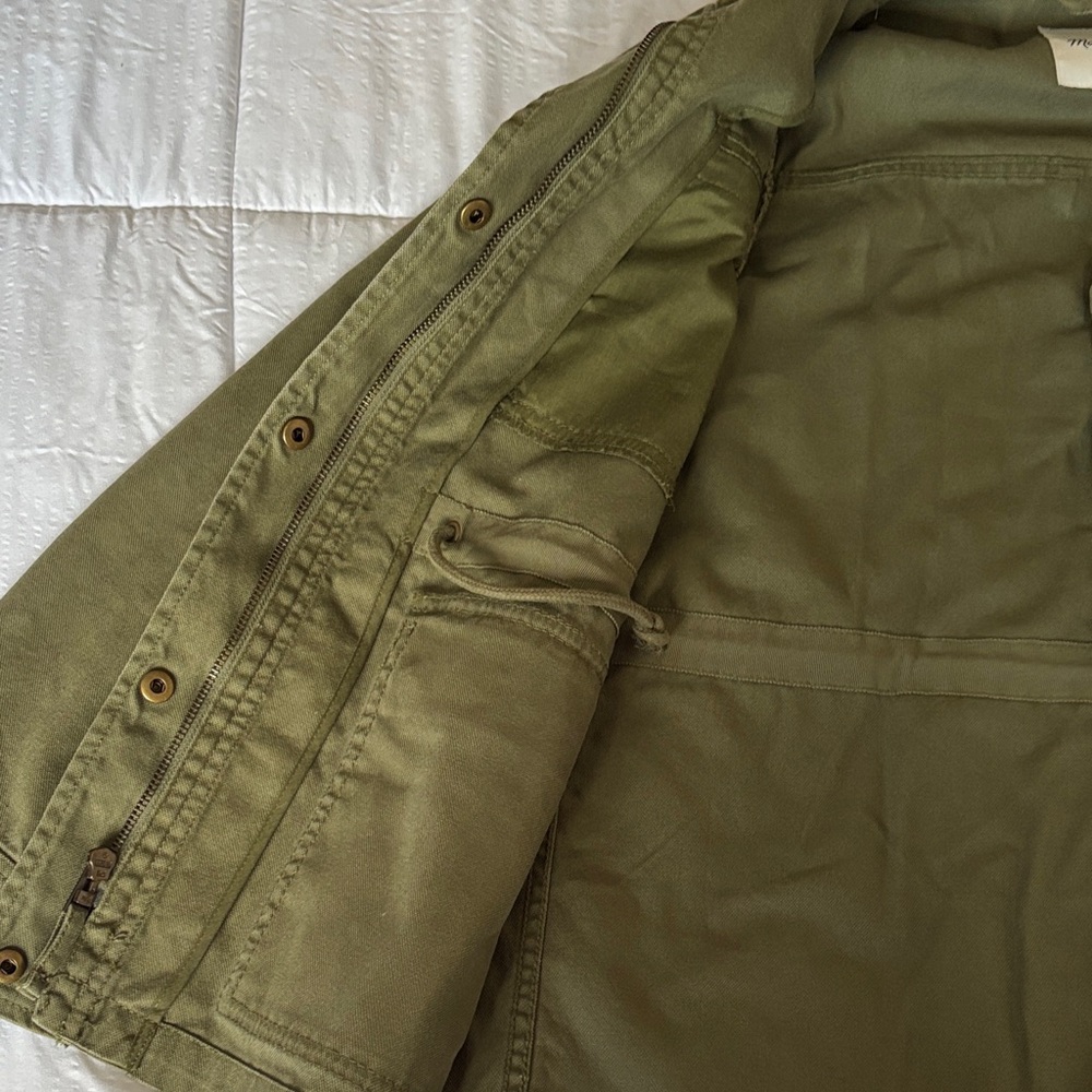 Madewell Olive Green Utility Jacket - Picture 4 of 8